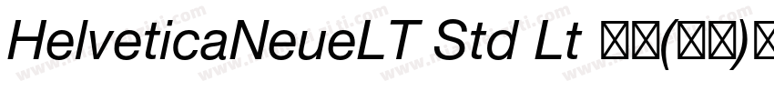 HelveticaNeueLT Std Lt 亮体(西方)免费下载字体转换